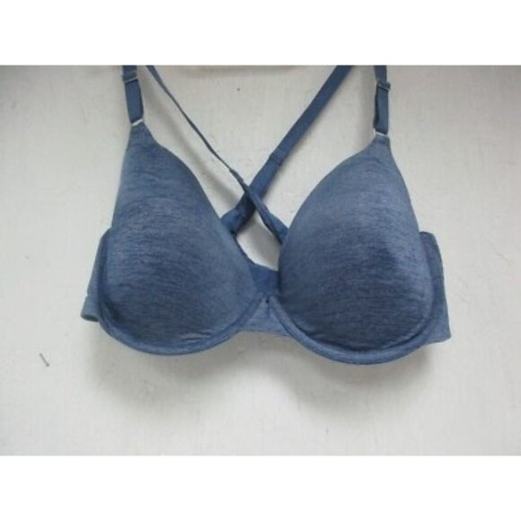 Adore Me Women's Helynn Contour Bra  Dark Blue Marl Size 34DD NWOT - Picture 1 of 2